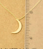 Moon Crescent Pendant Necklace