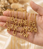 Fame Bubble Letter Pendant Necklace