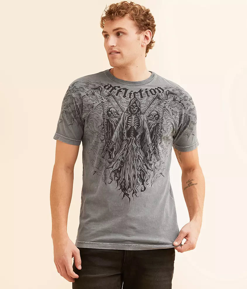 Affliction Mens Dark Summon Tee