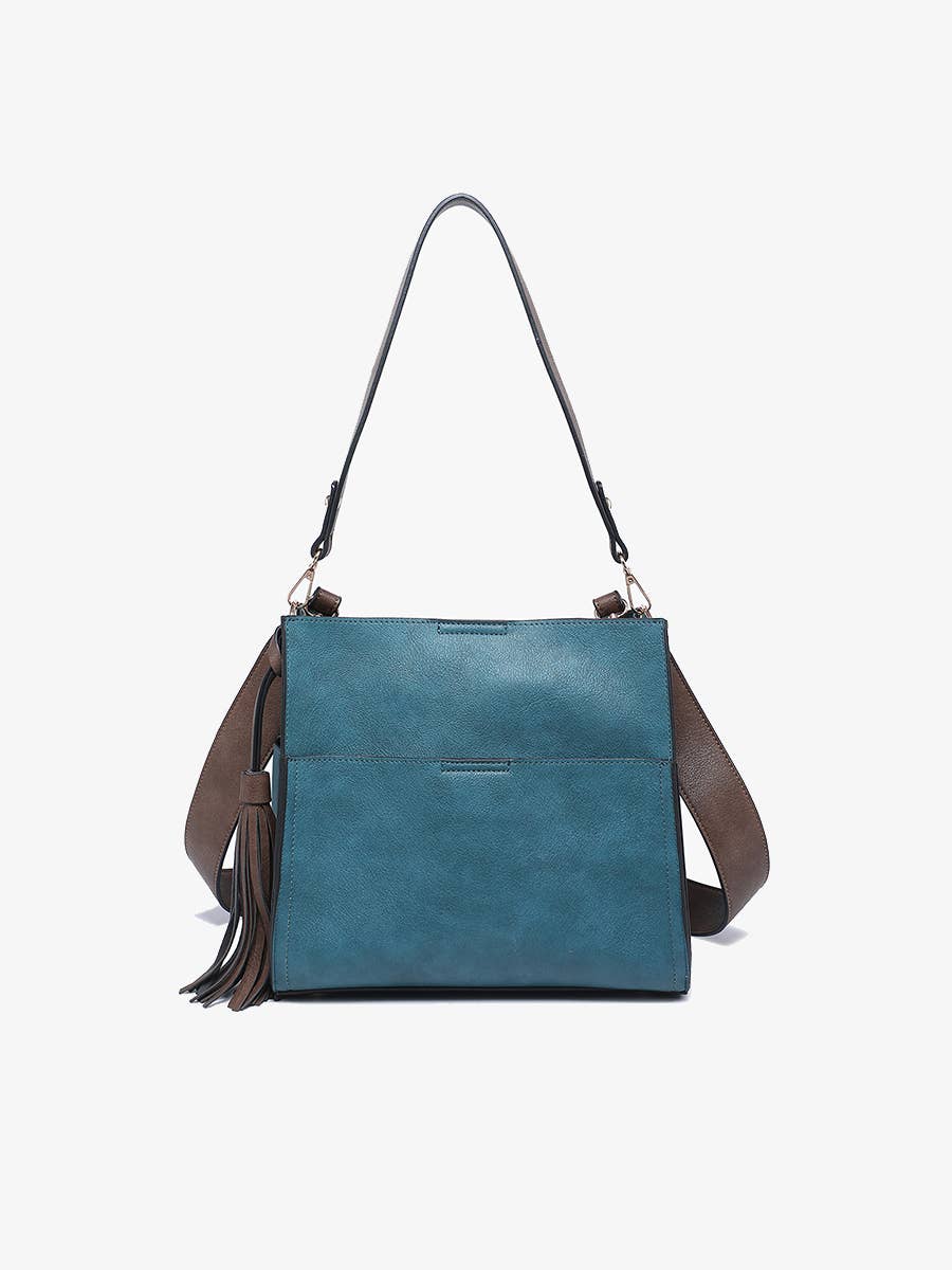 Jen & Co. Lyla 2-in-1 Bucket Bag w/ Guitar Strap
