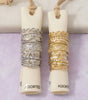 Crystal Bow And Chevron Stacking Ring Set