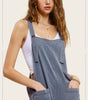 La Miel Relaxed Fit Mineral Washed Jumpsuit with Pockets