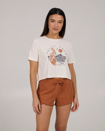 Salty Crew Ashore Crop Tee