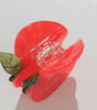 Adorro Red & Green Apple Claw Clip
