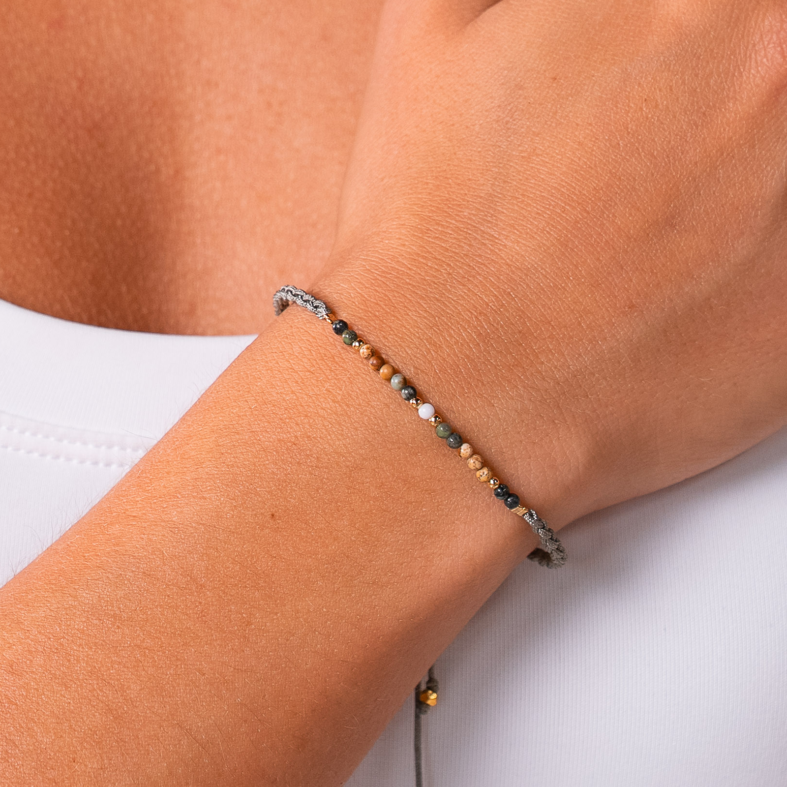 Lotus and Luna Peace Protector Namaste Bracelet