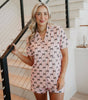 Katydid Mini Coquette Bows Valentine's Loungewear Set