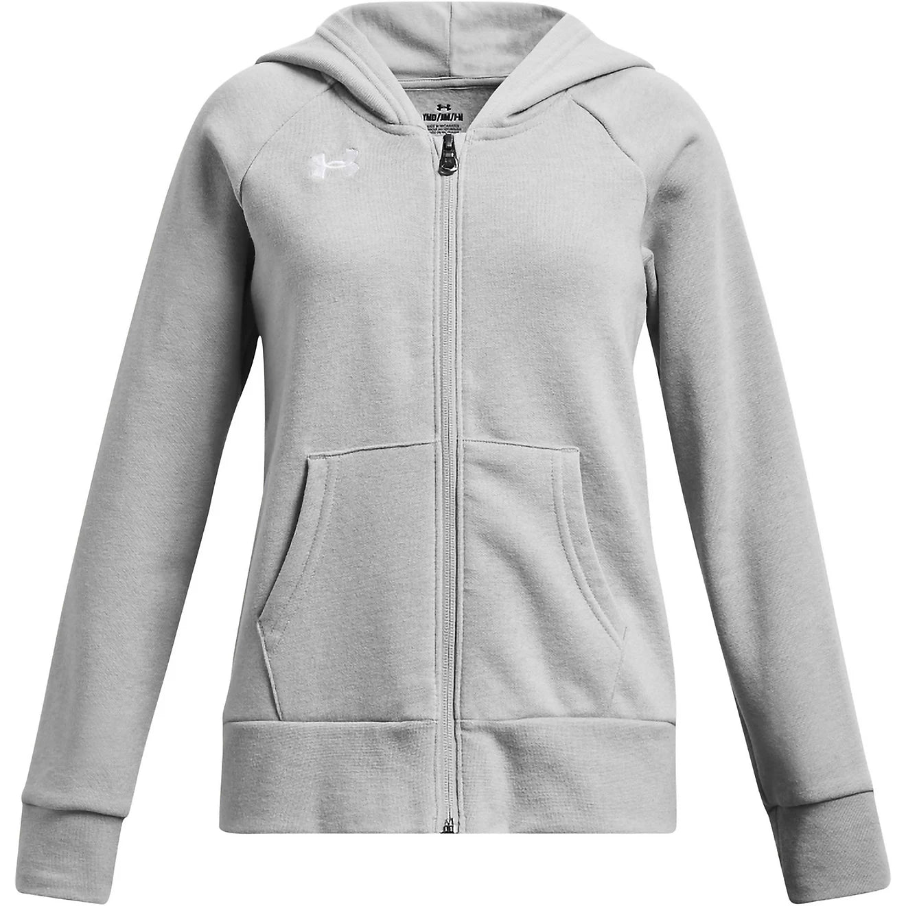 Girls' UA Rival Fleece Full-Zip Hoodie