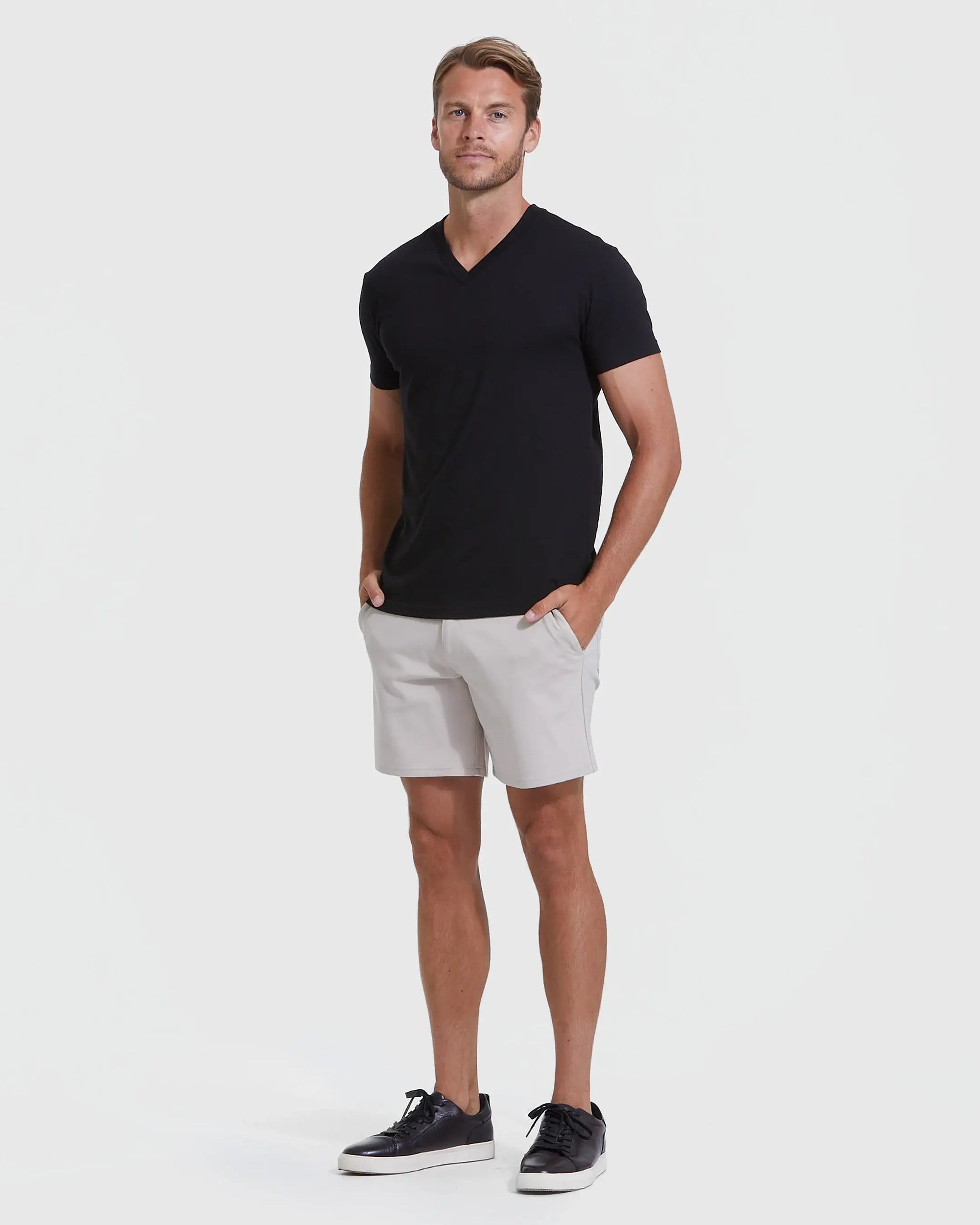True Classic Men's Short Sleeve T-Shirt | V-Neck