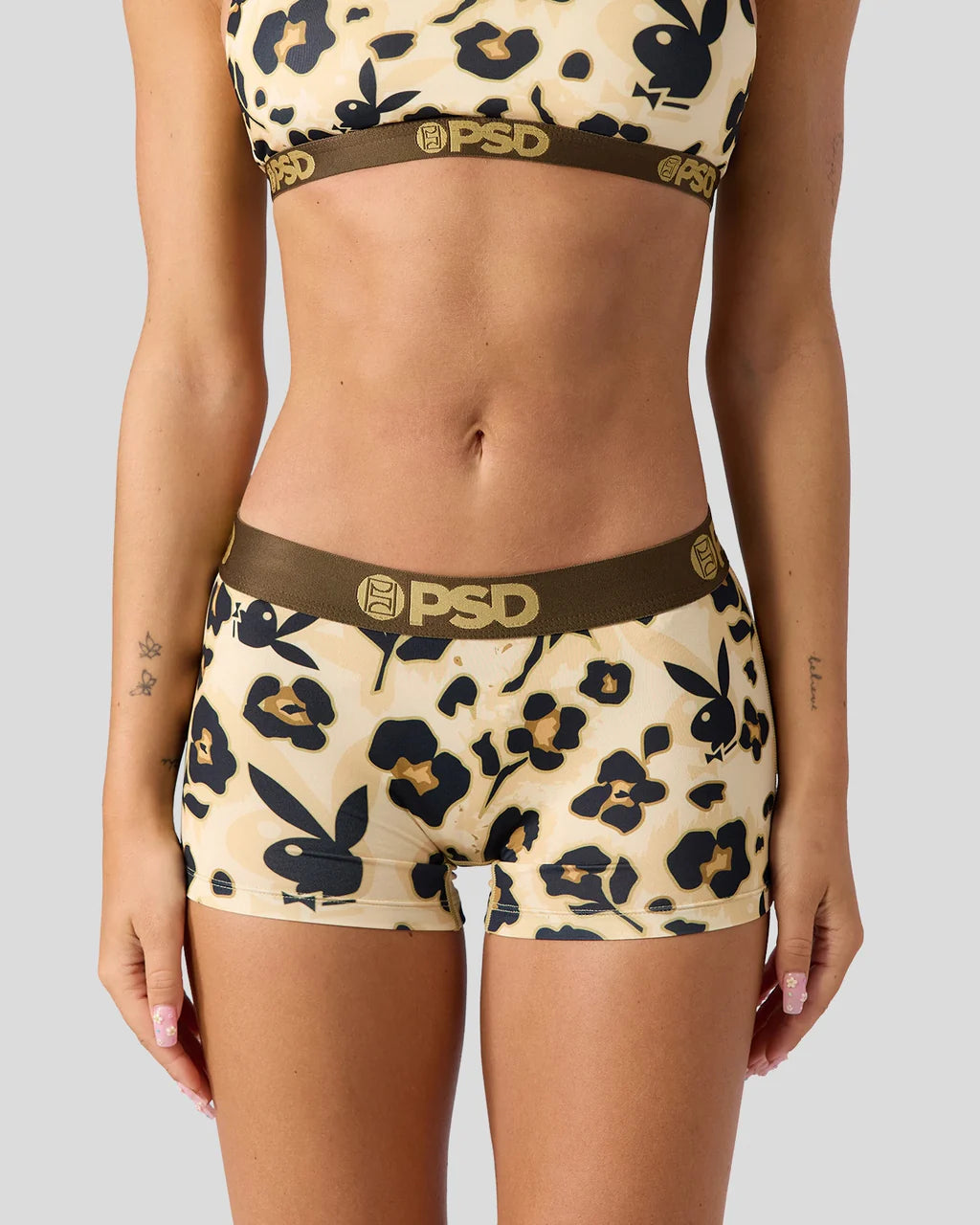 PSD Women's Playboy Cheetah Boyshort