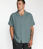 RVCA Men's Vacancy Short Sleeve Button Up