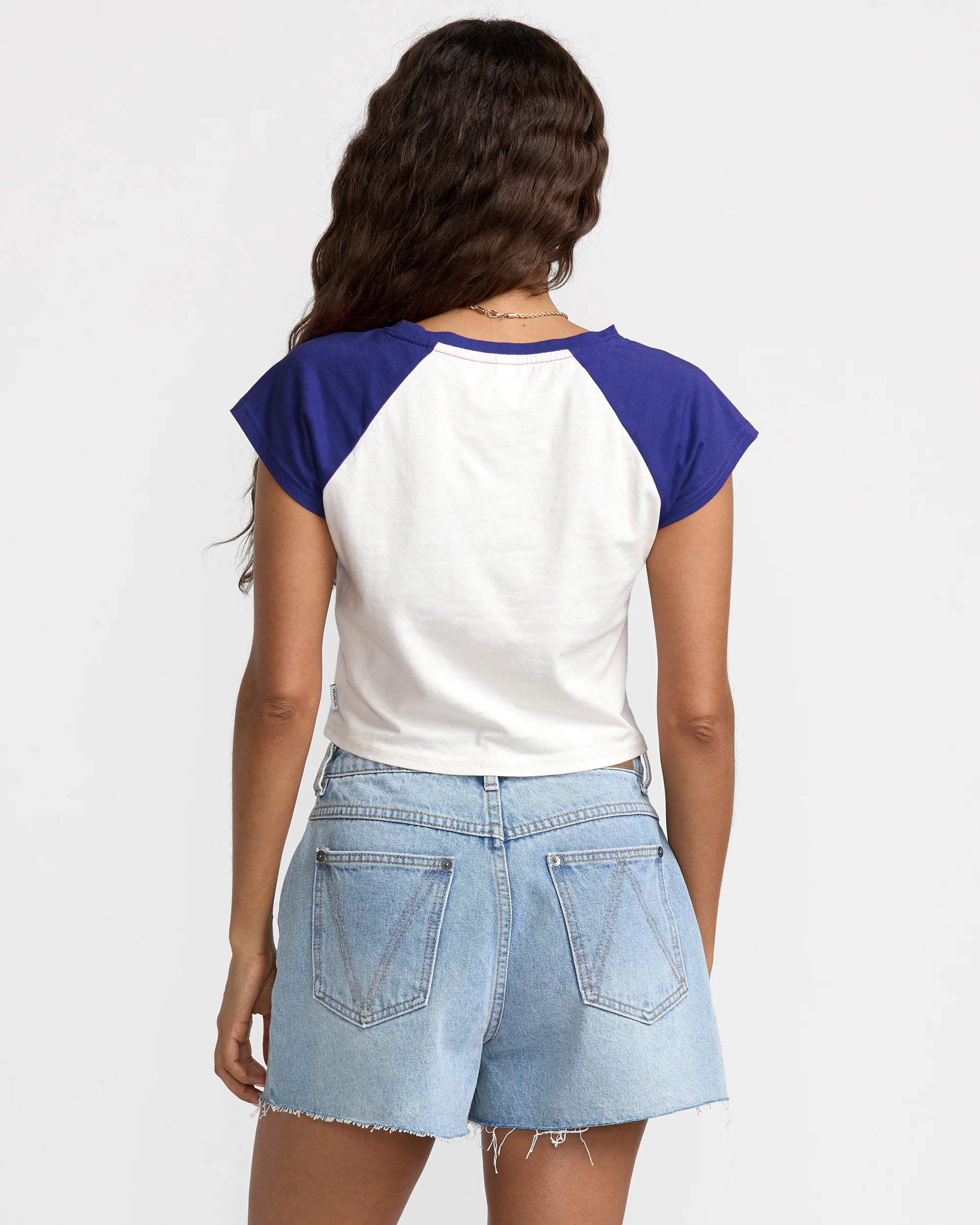 Women's RVCA Baby Raglan Tee