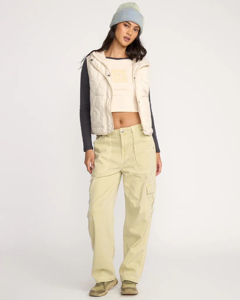 Billabong Women's Cliffs Quilted Lightweight Vest