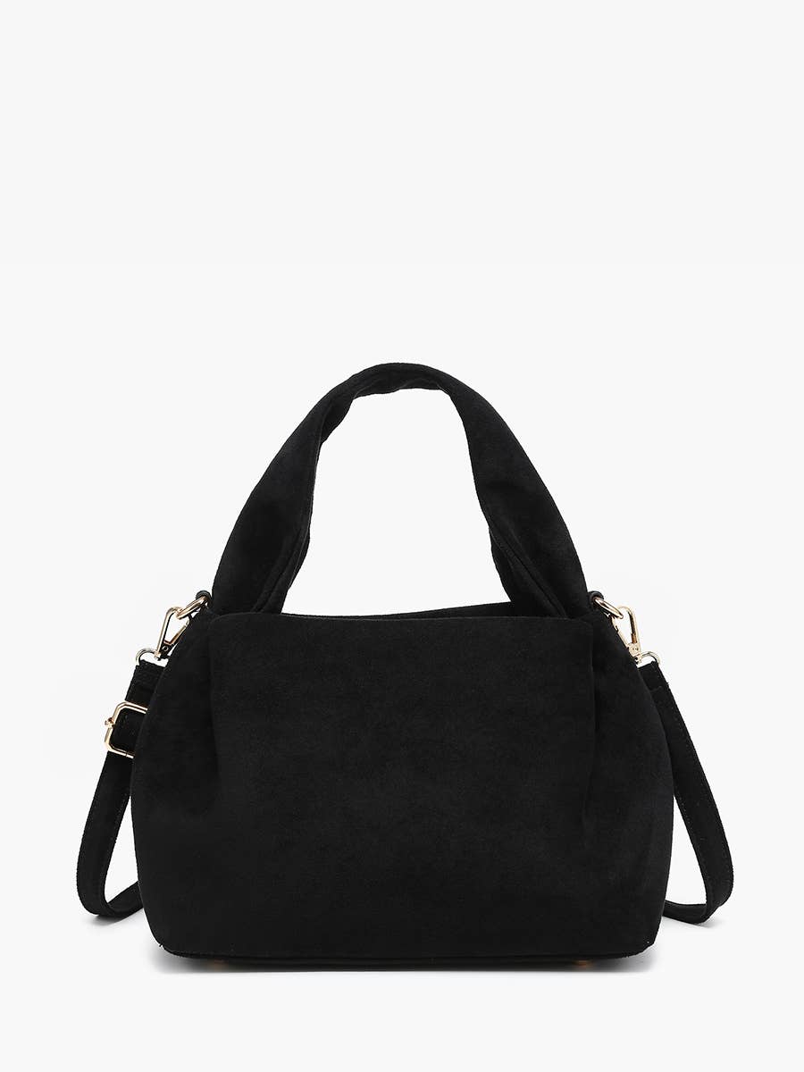 Jen & Co. Lia Faux Suede Satchel w/ Top Handle