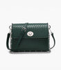 Jen & Co. Yazmin Faux Woven Crossbody Bag – Chain Strap