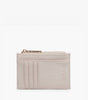 Jen & Co. Sia Zip Card Holder Wallet – Compact Vegan Leather