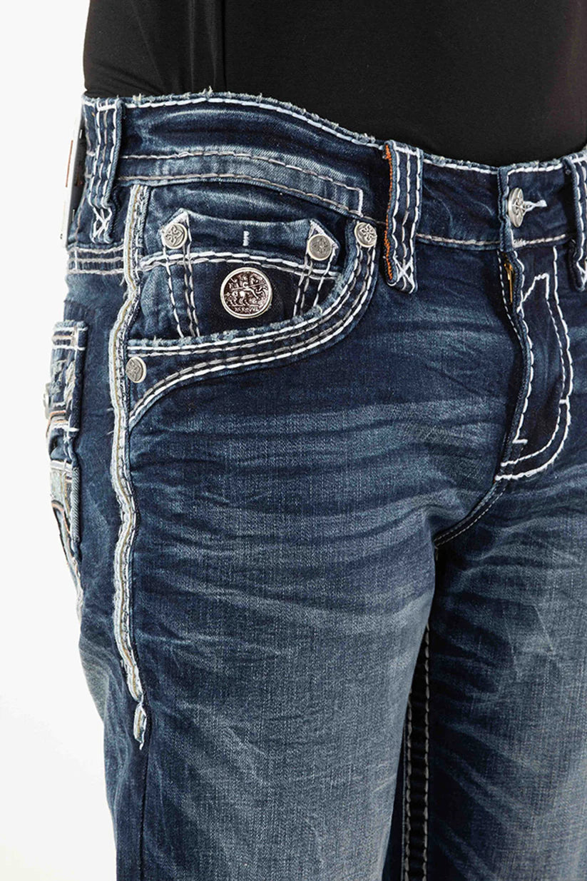 Rock Revival Men's Aditya Straight Jeans
