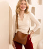 Jen & Co. Corinna Bucket Bag – Two-Tone Canvas Guitar Strap