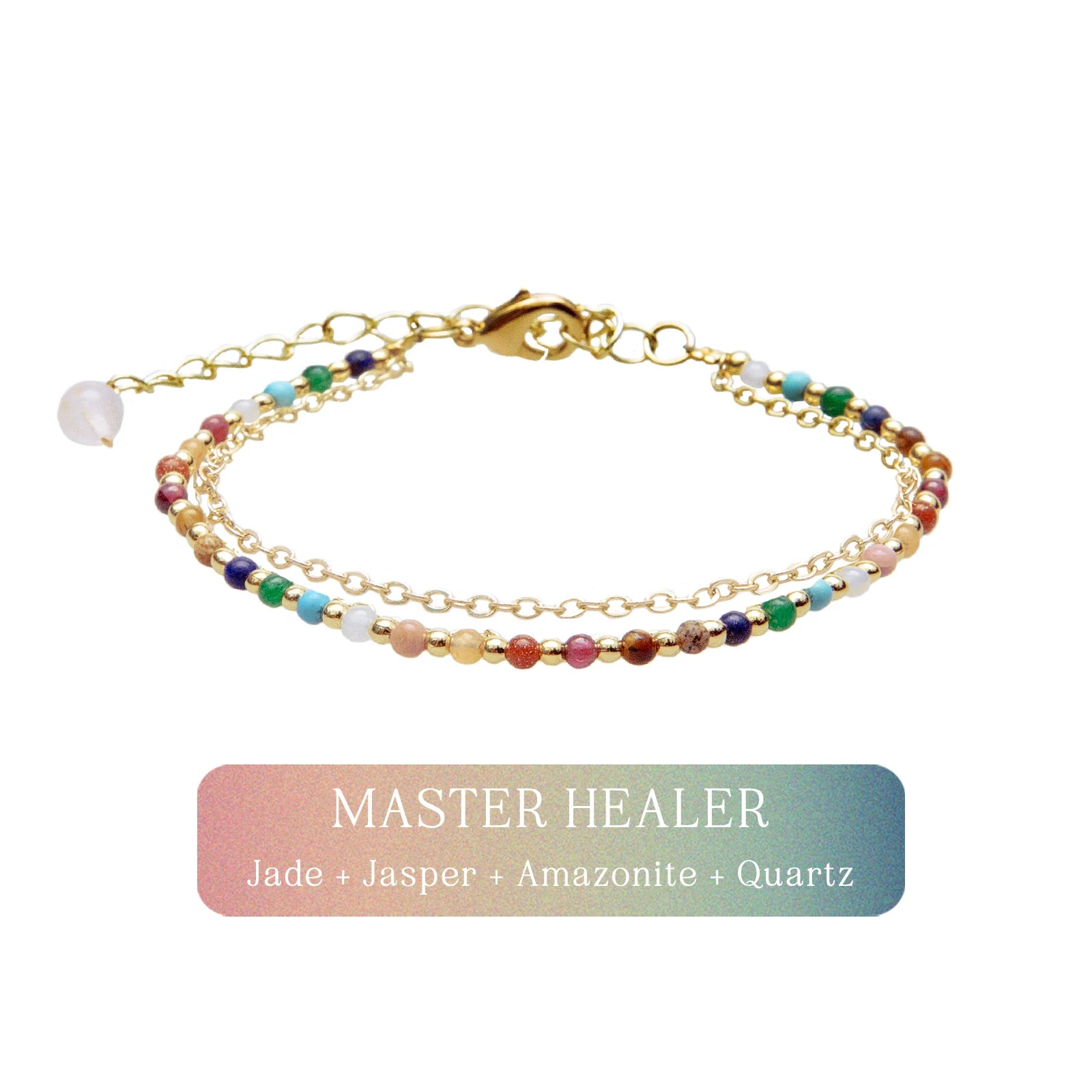 Lotus and Luna Healing 2mm Bracelet