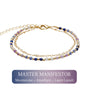 Lotus and Luna Healing 2mm Bracelet