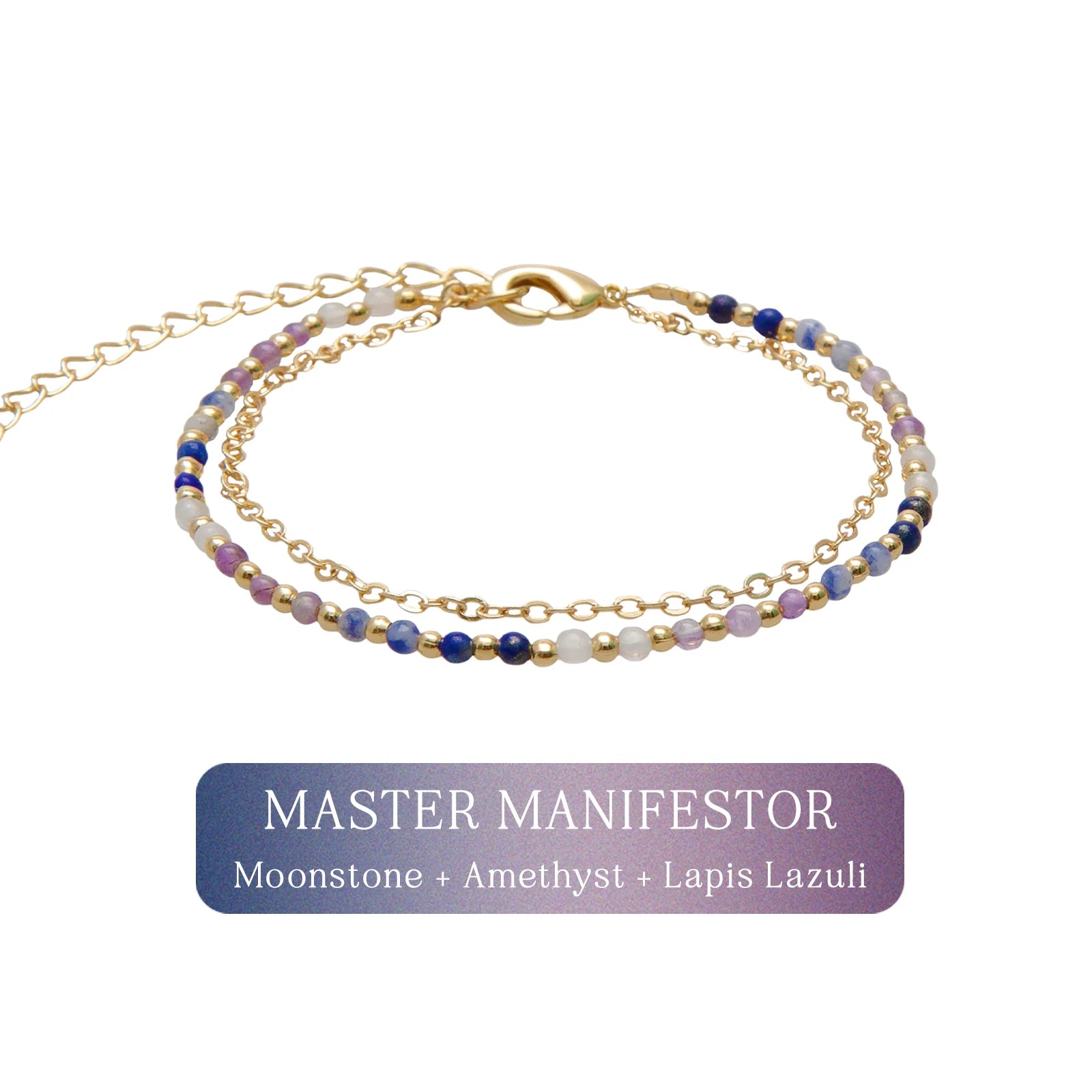 Lotus and Luna Healing 2mm Bracelet