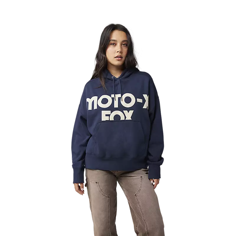Moto-X Oversized Fleece Pullover
