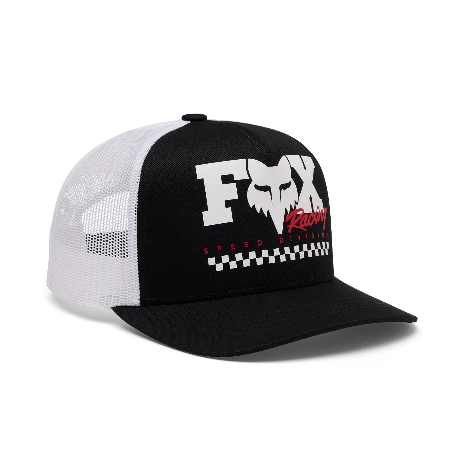 Fox Youth Checker Mesh Trucker Hat