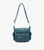 Jen & Co. Nicole Multi-Zip Crossbody Bag w/ Side Pockets