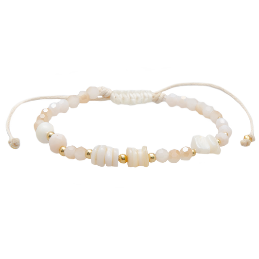 Lotus and Luna Oyster Cove Crystal Tide Bracelet