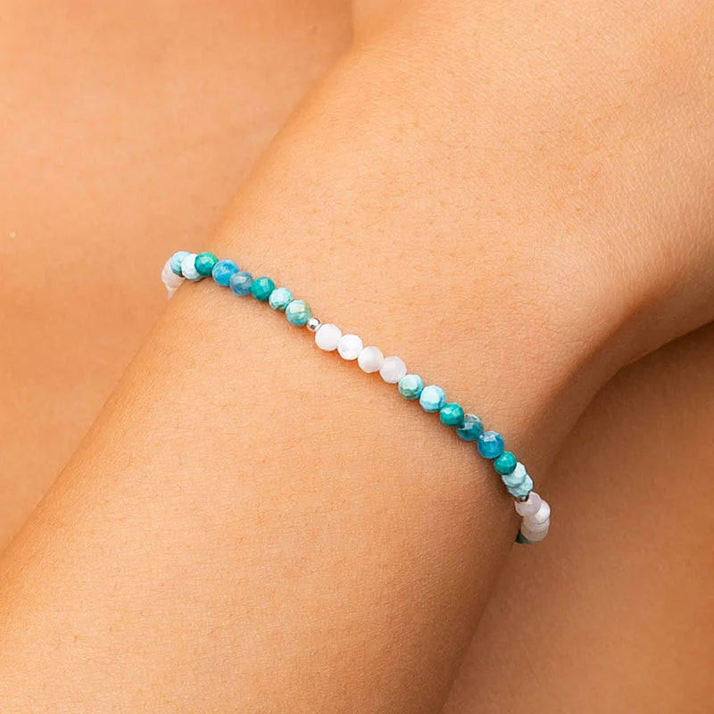 Lotus and Luna 3mm Healing Bracelet