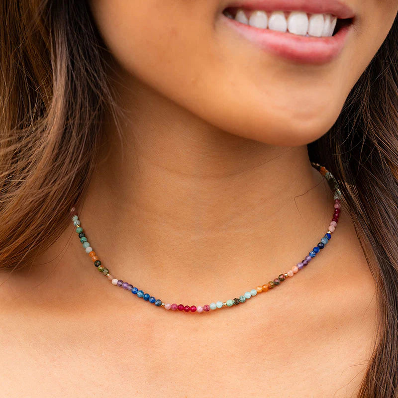 Lotus and Luna Healing 3mm Necklace
