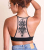 Leto Original - Tattoo Mesh Racerback Bralette