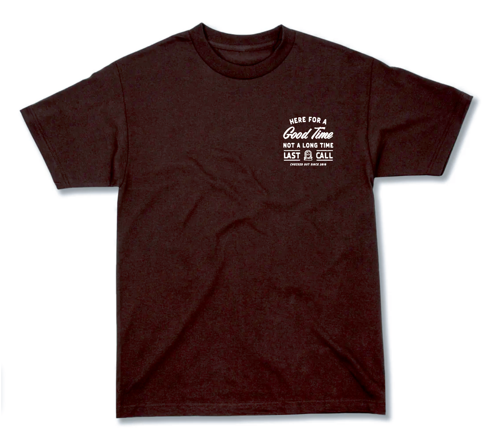 Last Call Co. Men's Here Badge S/S Tee
