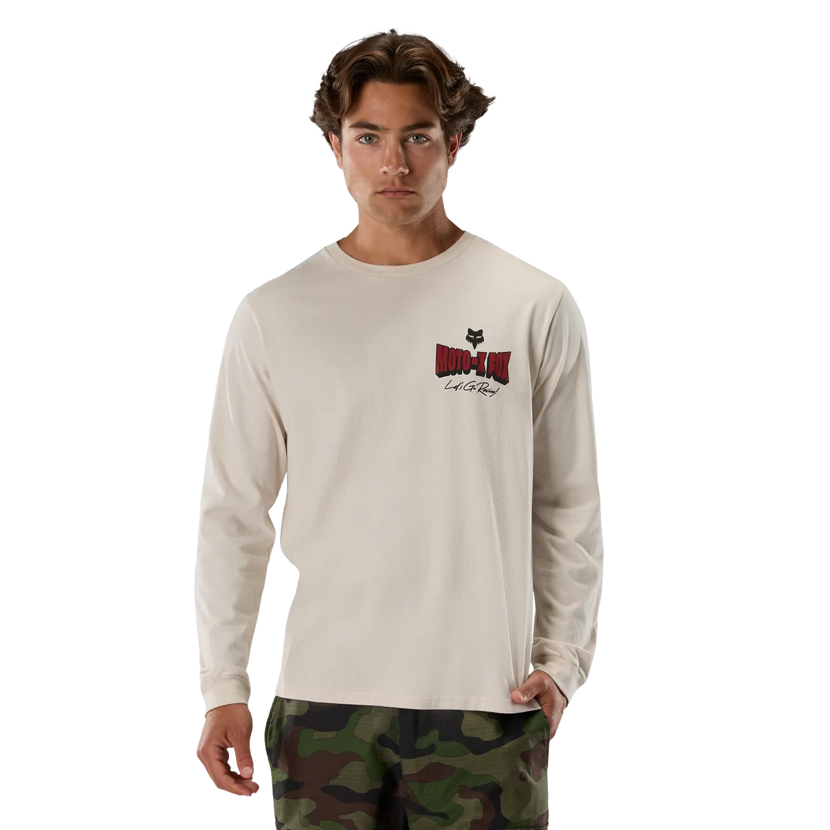 Fox Men's Go Race 195 Original Long Sleeve Tee