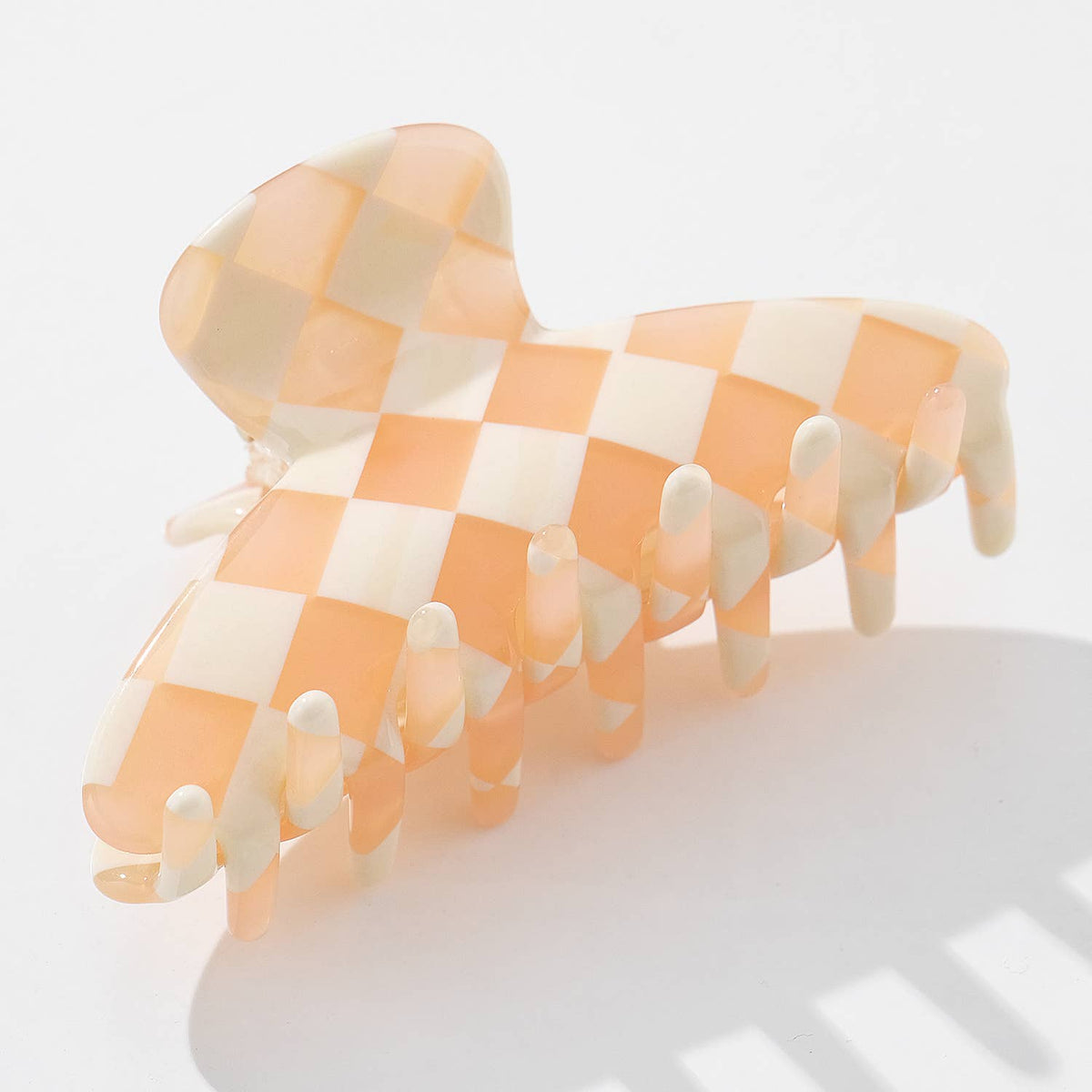 Adorro Pumpkin Checkmate Assorted Claw Clip