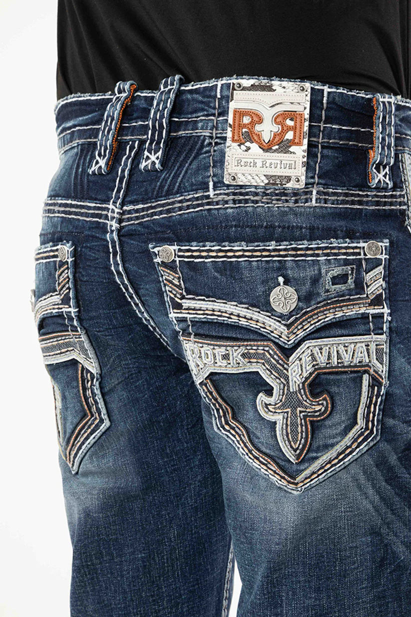 Rock Revival Men's Aditya Straight Jeans