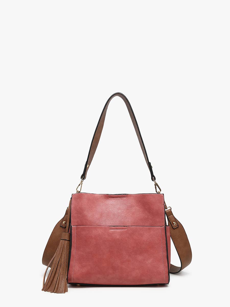Jen & Co. Lyla 2-in-1 Bucket Bag w/ Guitar Strap