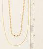 Layered Dainty Chain Link Necklace