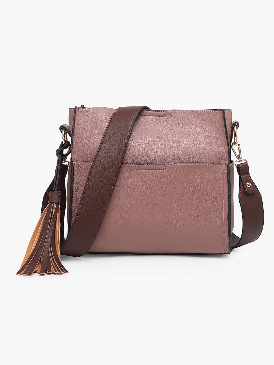 Jen & Co. Lyla 2-in-1 Bucket Bag w/ Guitar Strap
