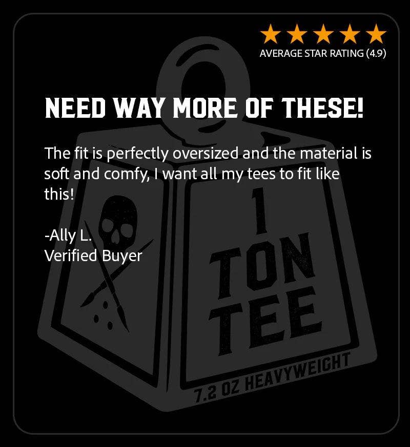 Sullen Men's Fantasy Football "1 TON" Tee