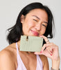 Jen & Co. Sia Zip Card Holder Wallet – Compact Vegan Leather