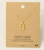 Fame Bubble Letter Pendant Necklace