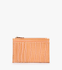Jen & Co. Sia Zip Card Holder Wallet – Compact Vegan Leather