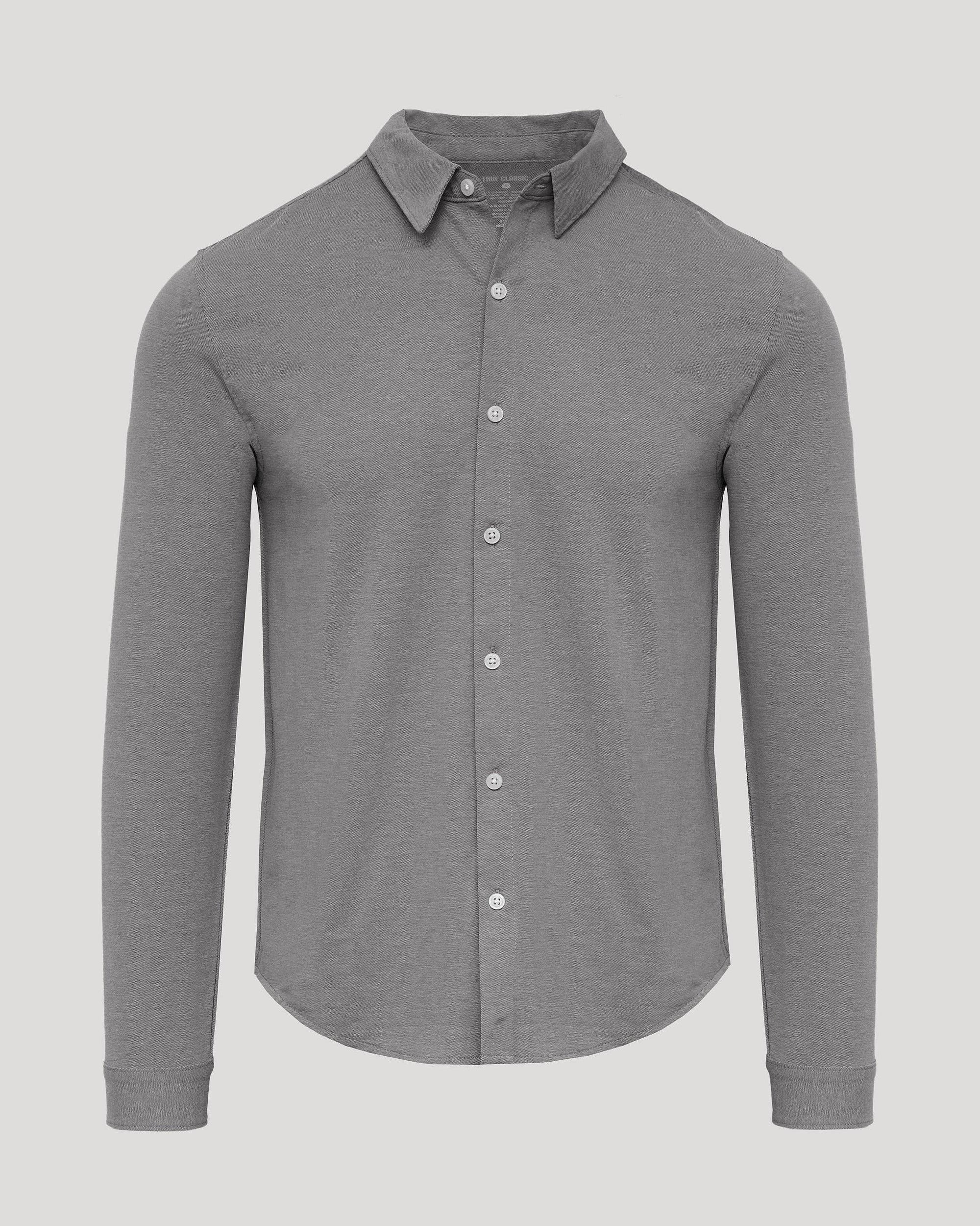 True Classic Men's Oak Classic Stretch Oxford 2.0