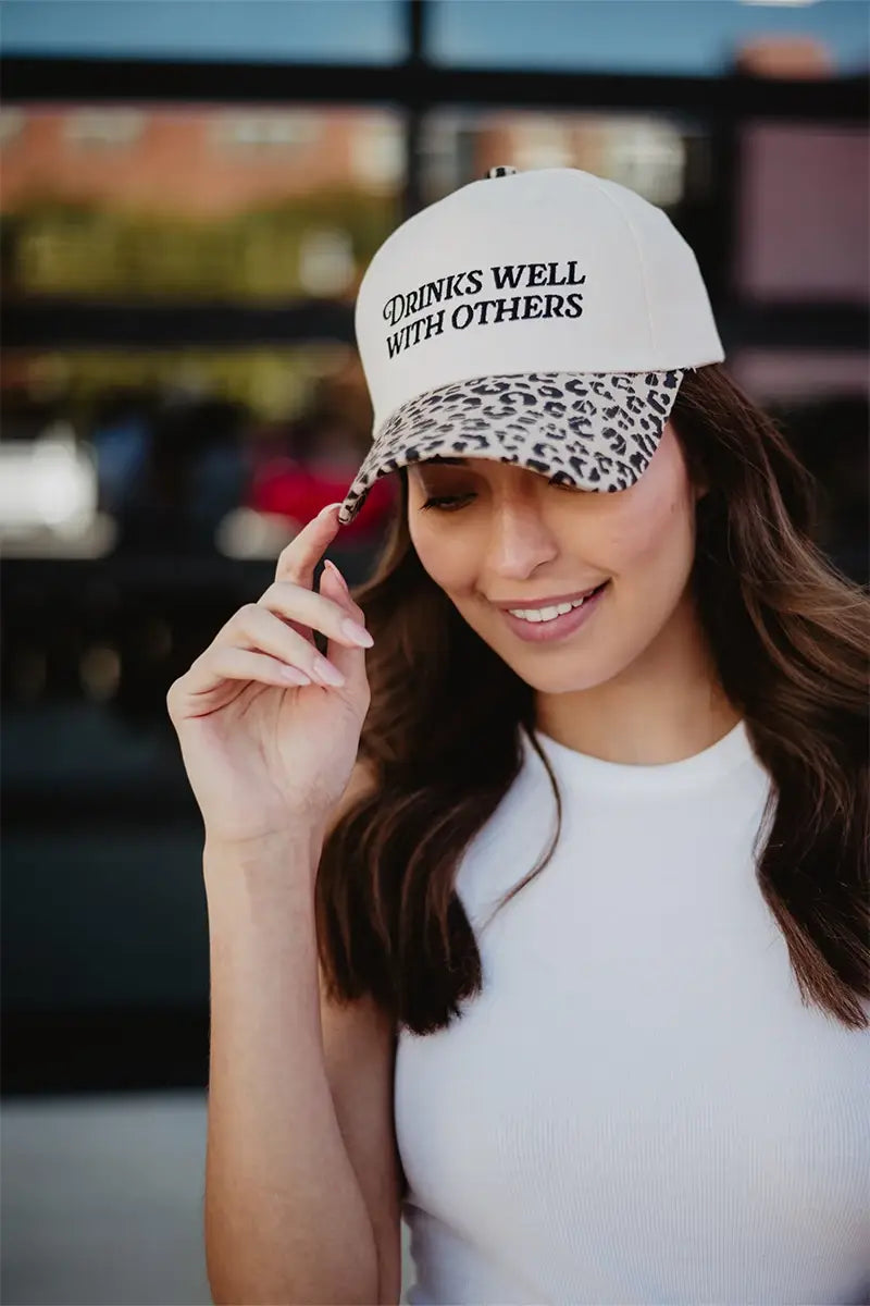 Katydid Women's Drinks Well With Others Vintage Trucker Hat