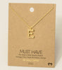 Fame Bubble Letter Pendant Necklace