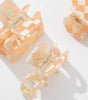 Adorro Pumpkin Checkmate Assorted Claw Clip