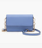 Jen & Co. Lauryn Flapover Crossbody Bag – Chain Strap