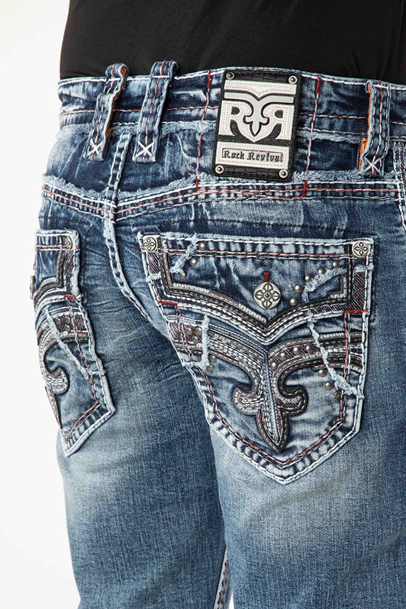Rock Revival Men's Jaysen Straight Jeans