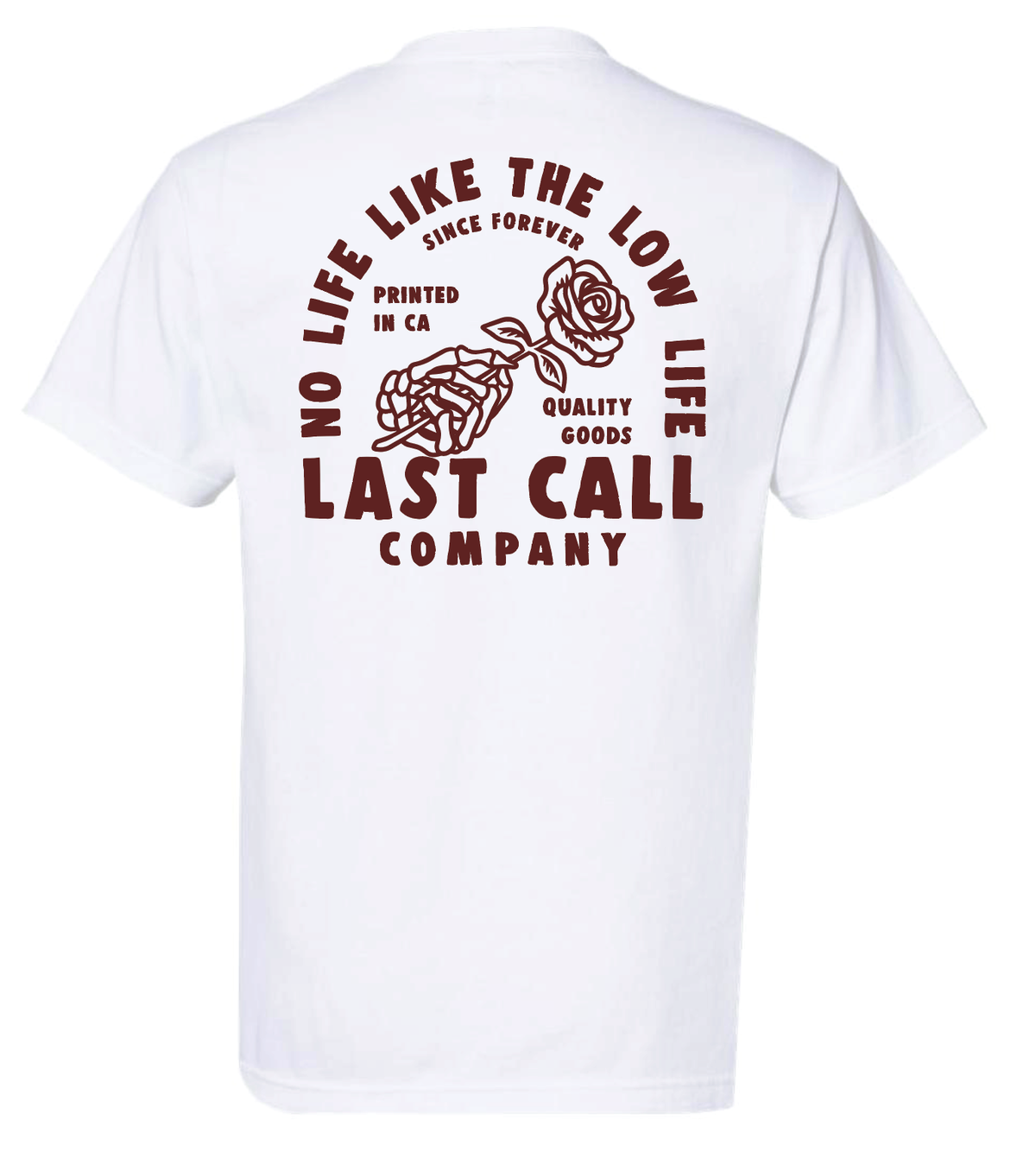 Last Call Co. Men's Low Life Badge Tee