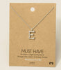 Fame Bubble Letter Pendant Necklace
